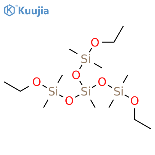 Trisiloxane,1,5-diethoxy-3-[(ethoxydimethylsilyl)oxy]-1,1,3,5,5-pentamethyl- structure