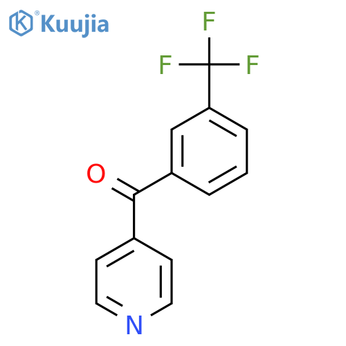 4-3-(Trifluoromethyl)benzoylpyridine structure