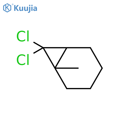 Bicyclo[4.1.0]heptane, 7,7-dichloro-1-methyl-, (-)- structure