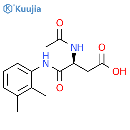 Butanoic acid, 3-(acetylamino)-4-[(2,3-dimethylphenyl)amino]-4-oxo-, (S)- (9CI) structure