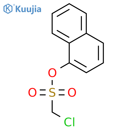 Methanesulfonic acid, chloro-, 1-naphthalenyl ester structure