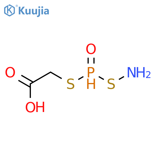 Acetic acid, [(aminomercaptophosphinyl)thio]- structure