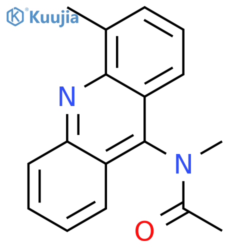 Acetamide, N-methyl-N-(4-methyl-9-acridinyl)- structure