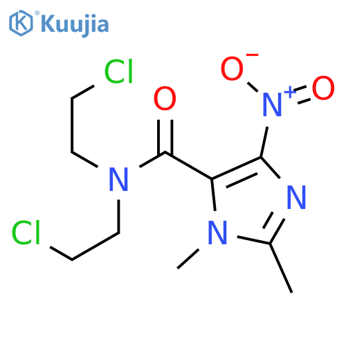 1H-Imidazole-5-carboxamide,N,N-bis(2-chloroethyl)-1,2-dimethyl-4-nitro- structure