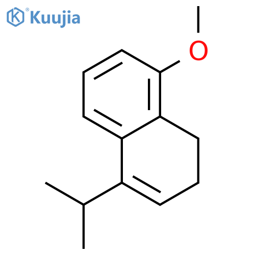 Naphthalene, 1,2-dihydro-8-methoxy-4-(1-methylethyl)- structure