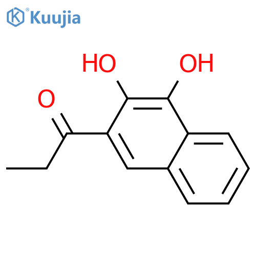 1-Propanone, 1-(3,4-dihydroxy-2-naphthalenyl)- structure