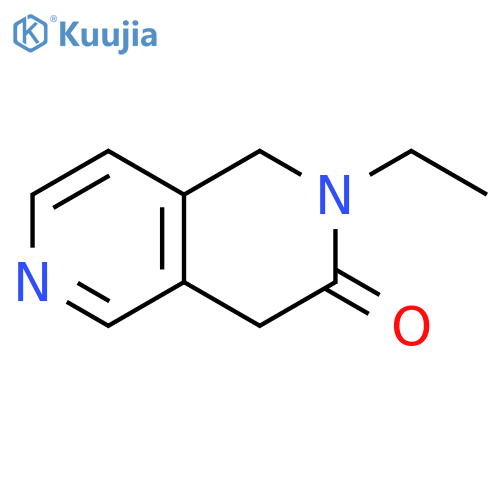 2,6-Naphthyridin-3(2H)-one, 2-ethyl-1,4-dihydro- structure