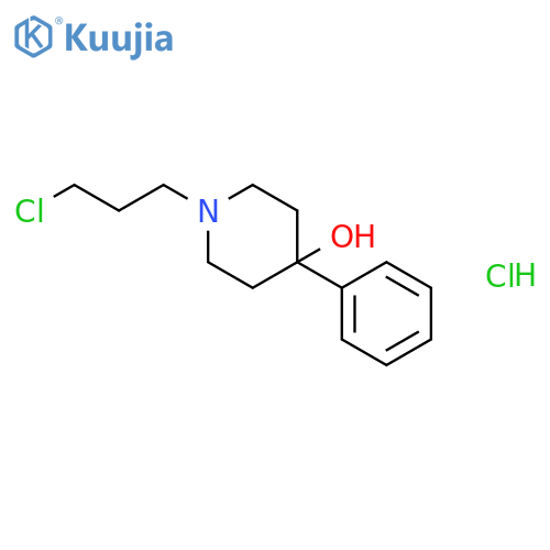 4-Piperidinol, 1-(3-chloropropyl)-4-phenyl-, hydrochloride structure