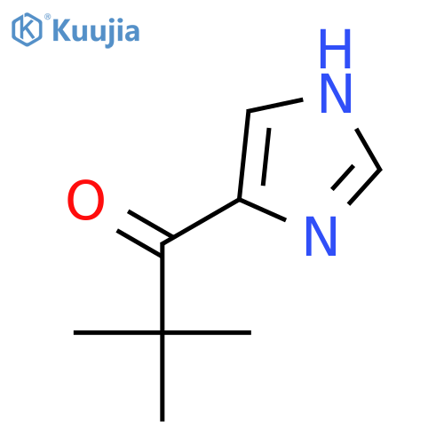 1-Propanone, 1-(1H-imidazol-4-yl)-2,2-dimethyl- structure