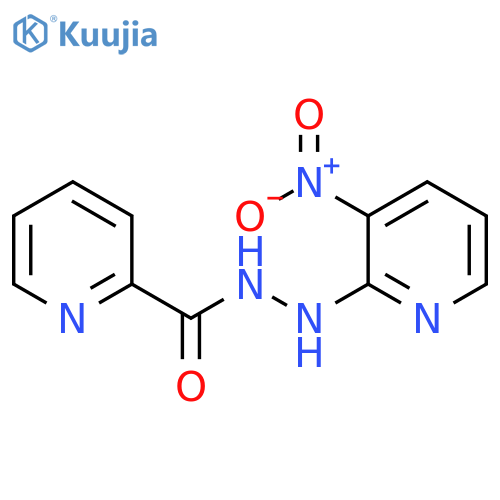 2-Pyridinecarboxylic acid, 2-(3-nitro-2-pyridinyl)hydrazide structure