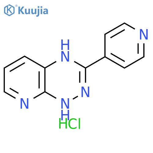 Pyrido[3,2-e]-1,2,4-triazine, 1,2-dihydro-3-(4-pyridinyl)-,monohydrochloride structure