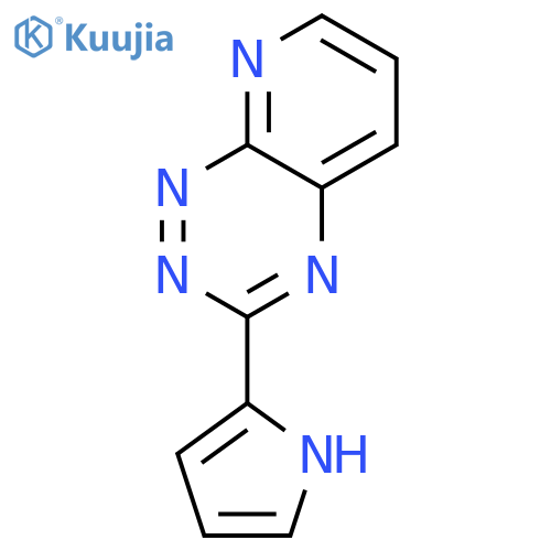 Pyrido[3,2-e]-1,2,4-triazine, 3-(1H-pyrrol-2-yl)- structure
