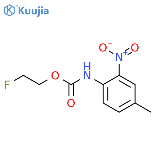 Carbamic acid, (4-methyl-2-nitrophenyl)-, 2-fluoroethyl ester structure