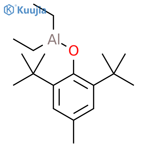 Aluminum, [2,6-bis(1,1-dimethylethyl)-4-methylphenolato]diethyl- structure