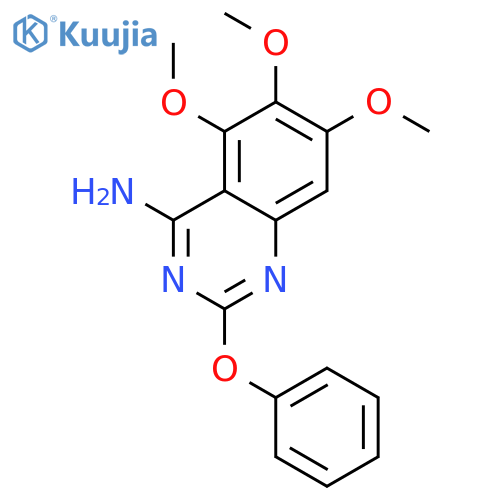4-Quinazolinamine, 5,6,7-trimethoxy-2-phenoxy- structure