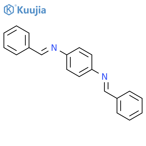 1,4-BENZENEDIAMINE, N,N'-BIS(PHENYLMETHYLENE)-, (E,E)- structure