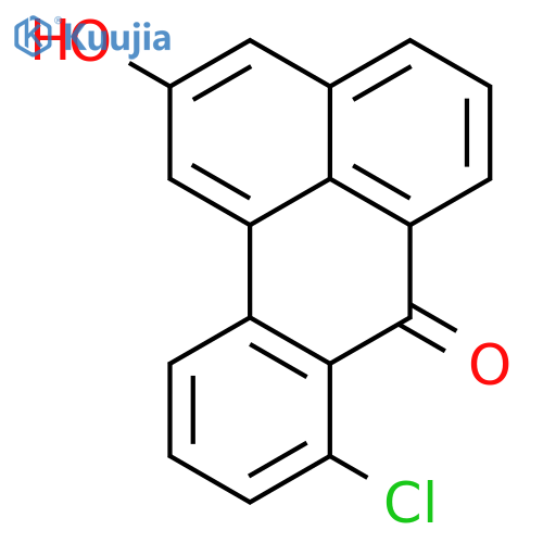 7H-BENZ[DE]ANTHRACEN-7-ONE, 8-CHLORO-2-HYDROXY- structure