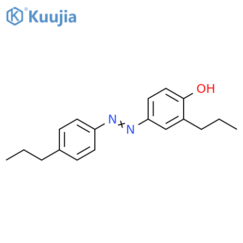 Phenol, 2-propyl-4-[(4-propylphenyl)azo]- structure