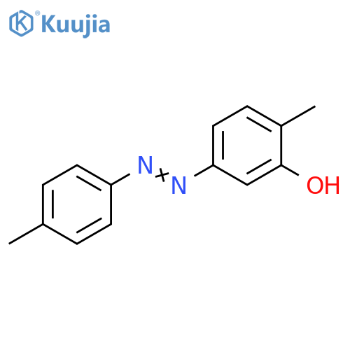 Phenol, 2-methyl-5-[(4-methylphenyl)azo]- structure