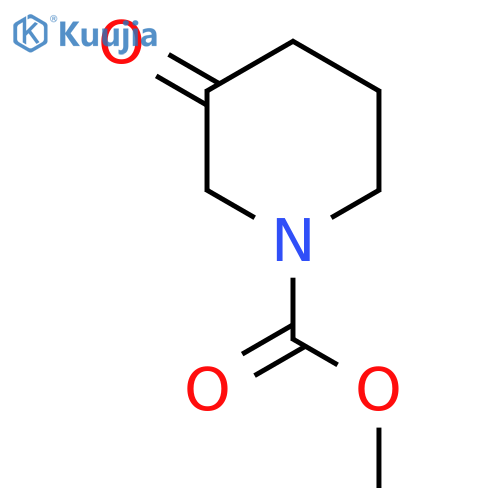 Methyl 3-oxopiperidine-1-carboxylate structure