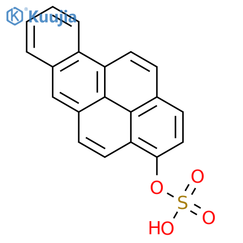 Benzo[a]pyren-3-ol,3-(hydrogen sulfate) structure