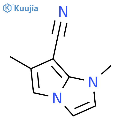 1H-Pyrrolo[1,2-a]imidazole-7-carbonitrile, 1,6-dimethyl- structure