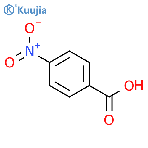 4-Nitrobenzoic acid structure