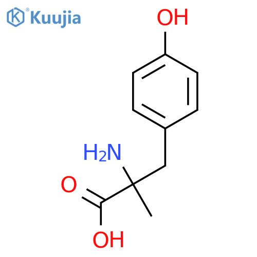 dl-alpha-methyltyrosine structure