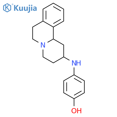 Phenol, 4-[(1,3,4,6,7,11b-hexahydro-2H-benzo[a]quinolizin-2-yl)amino]- structure