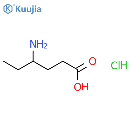 4-aminohexanoic acid hydrochloride structure