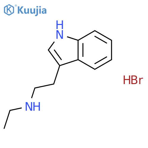 1H-Indole-3-ethanamine, N-ethyl-, hydrobromide structure