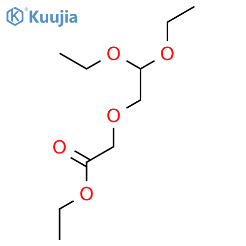 Acetic acid, (2,2-diethoxyethoxy)-, ethyl ester structure