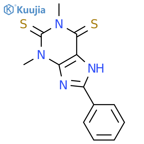 1H-Purine-2,6-dithione, 3,7-dihydro-1,3-dimethyl-8-phenyl- structure