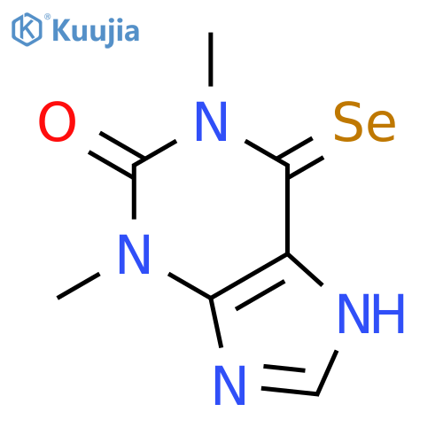 2H-Purin-2-one, 1,3,6,7-tetrahydro-1,3-dimethyl-6-selenoxo- structure