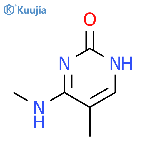 2(1H)-Pyrimidinone, 5-methyl-4-(methylamino)- (9CI) structure