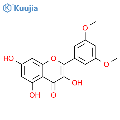 2-(3,5-dimethoxyphenyl)-3,5,7-trihydroxy-4H-chromen-4-one structure