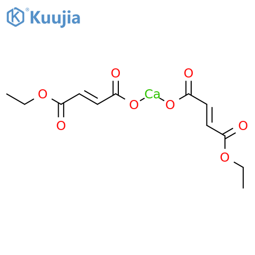 Fumaric Acid Monoethyl Ester Calcium Salt structure