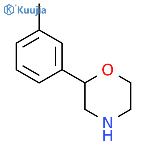 2-(3-methylphenyl)morpholine structure