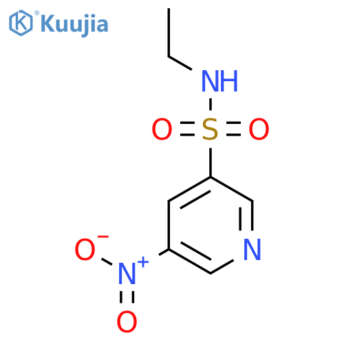 3-Pyridinesulfonamide, N-ethyl-5-nitro- structure