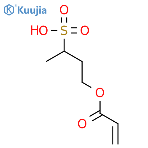 2-Propenoic acid, 3-sulfobutyl ester structure