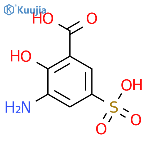 3-Amino-5-sulfosalicylic Acid structure