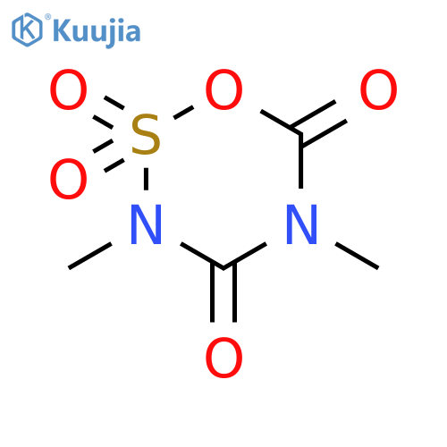 1,2,3,5-Oxathiadiazine-4,6(3H,5H)-dione, 3,5-dimethyl-, 2,2-dioxide structure