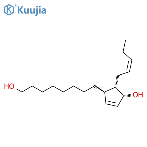 2-Cyclopentene-1-octanol, 4-hydroxy-5-(2Z)-2-pentenyl-, (1S,4R,5S)- structure