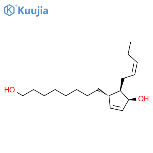 2-Cyclopentene-1-octanol, 4-hydroxy-5-(2Z)-2-pentenyl-, (1S,4S,5R)- structure