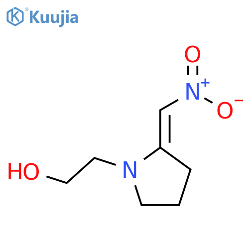1-Pyrrolidineethanol, 2-(nitromethylene)- structure