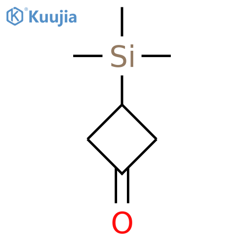 3-(trimethylsilyl)cyclobutan-1-one structure