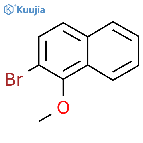 2-Bromo-1-methoxynaphthalene structure