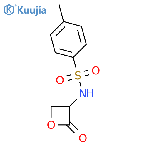 Benzenesulfonamide, 4-methyl-N-(2-oxo-3-oxetanyl)- structure