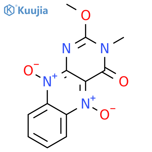 Benzo[g]pteridin-4(3H)-one, 2-methoxy-3-methyl-, 5,10-dioxide structure