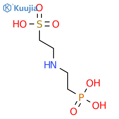 Ethanesulfonic acid, 2-[(2-phosphonoethyl)amino]- structure